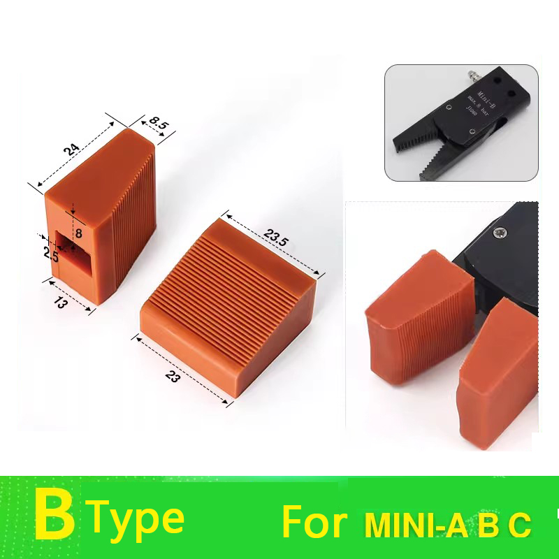 Pneumatic Clamp Manipulator MINI Gripper with Anti Slip Rubber Pad for Injection Molding Grab Water Spout Clip Robot Arm Fixture: Red Wine