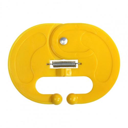 Elastische Veilig Textuur Koe Kalf Weaner Neus Doorn Stevige Kuit Neus Ring Fall-Proof Voor Farm: YELLOW