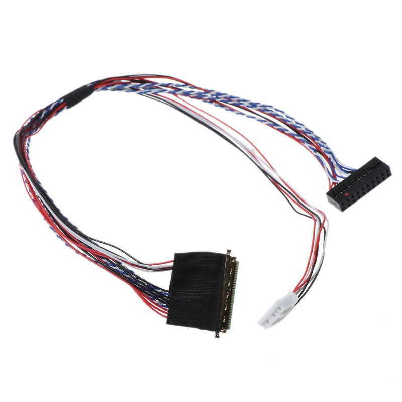 40- pinners 6- biter lvds-kabel til 7/8/10.1/11.6/12.5/13.3/14/15.6\ " lcd/ledet-panelskjerm  lx9b