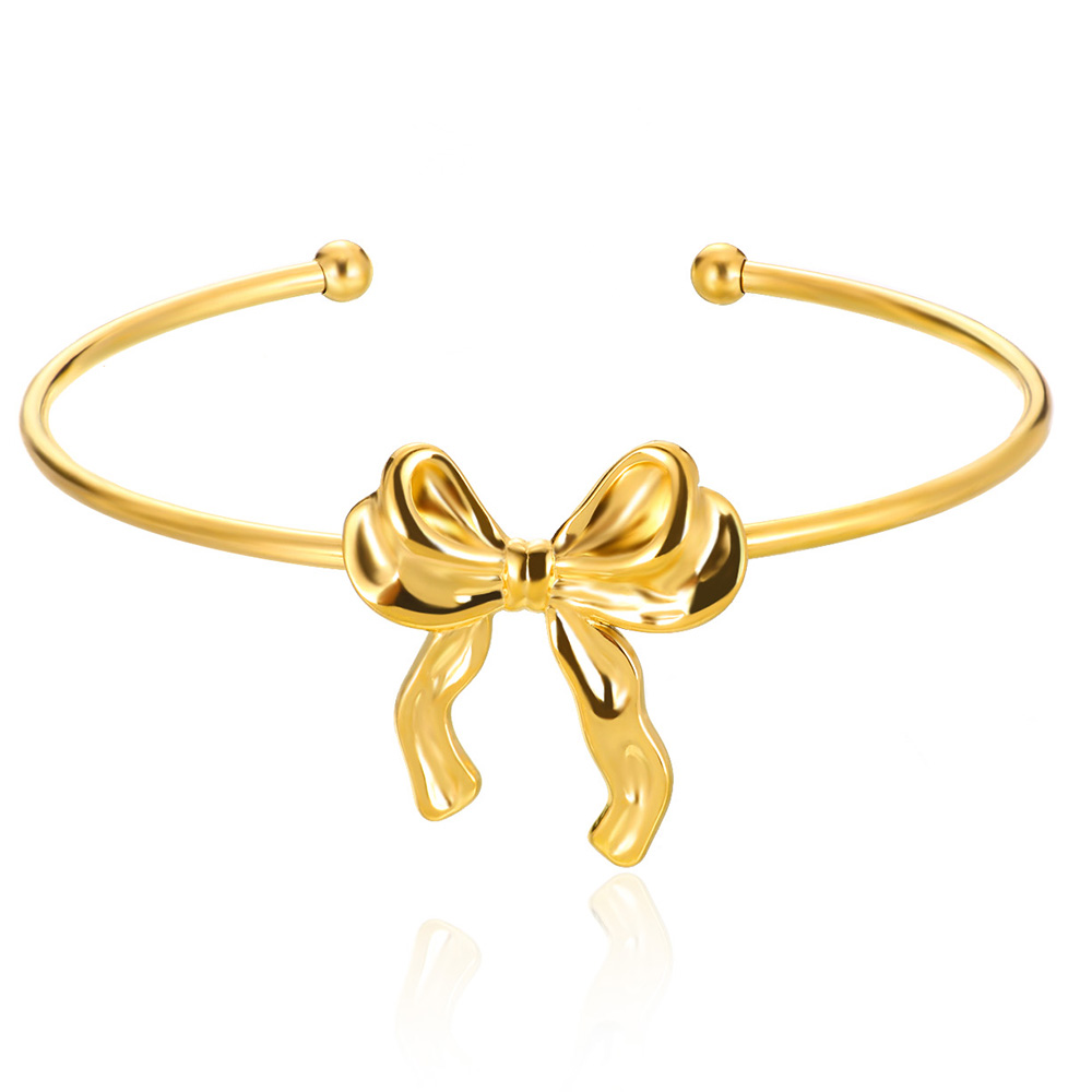 Bracelet manchette Vintage à fleurs pour femmes, couleur or, en acier inoxydable, moulage esthétique, bijoux de poignet pour Couple: Zinc blanc bleu plaqué