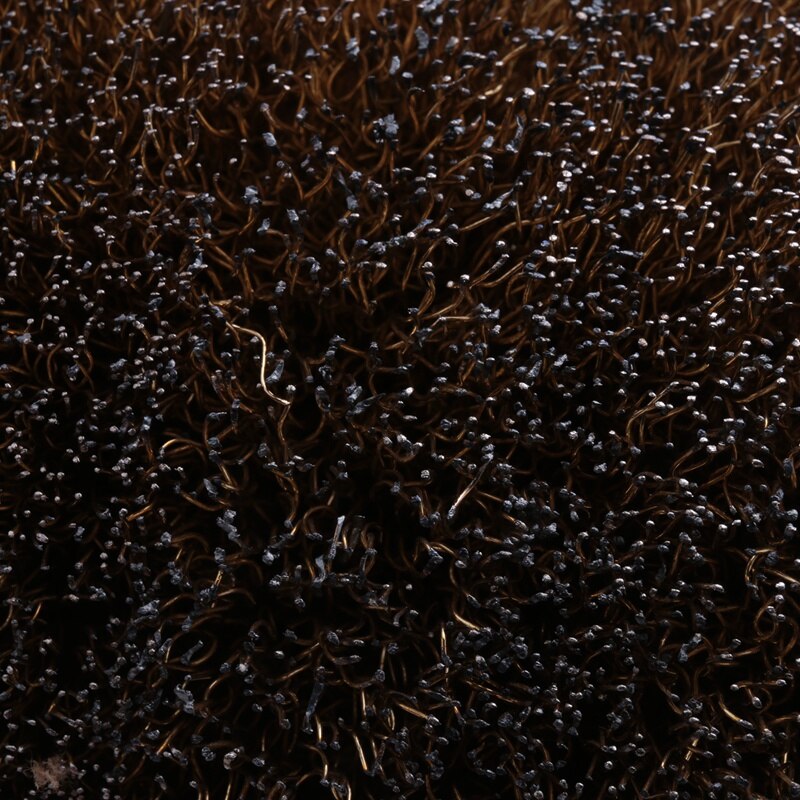 GTBL Wire Brush Wheel Wood Open Paint Polishing Deburring Wheel For Electric Striping Machine