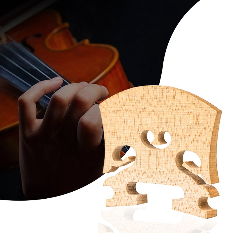 1Pc AA Grade Maple Triditional 4/4 Violin Bridge Classical Baroque Violin Bridge Making&Repairing Violin Viola Bridge Clamp Tool
