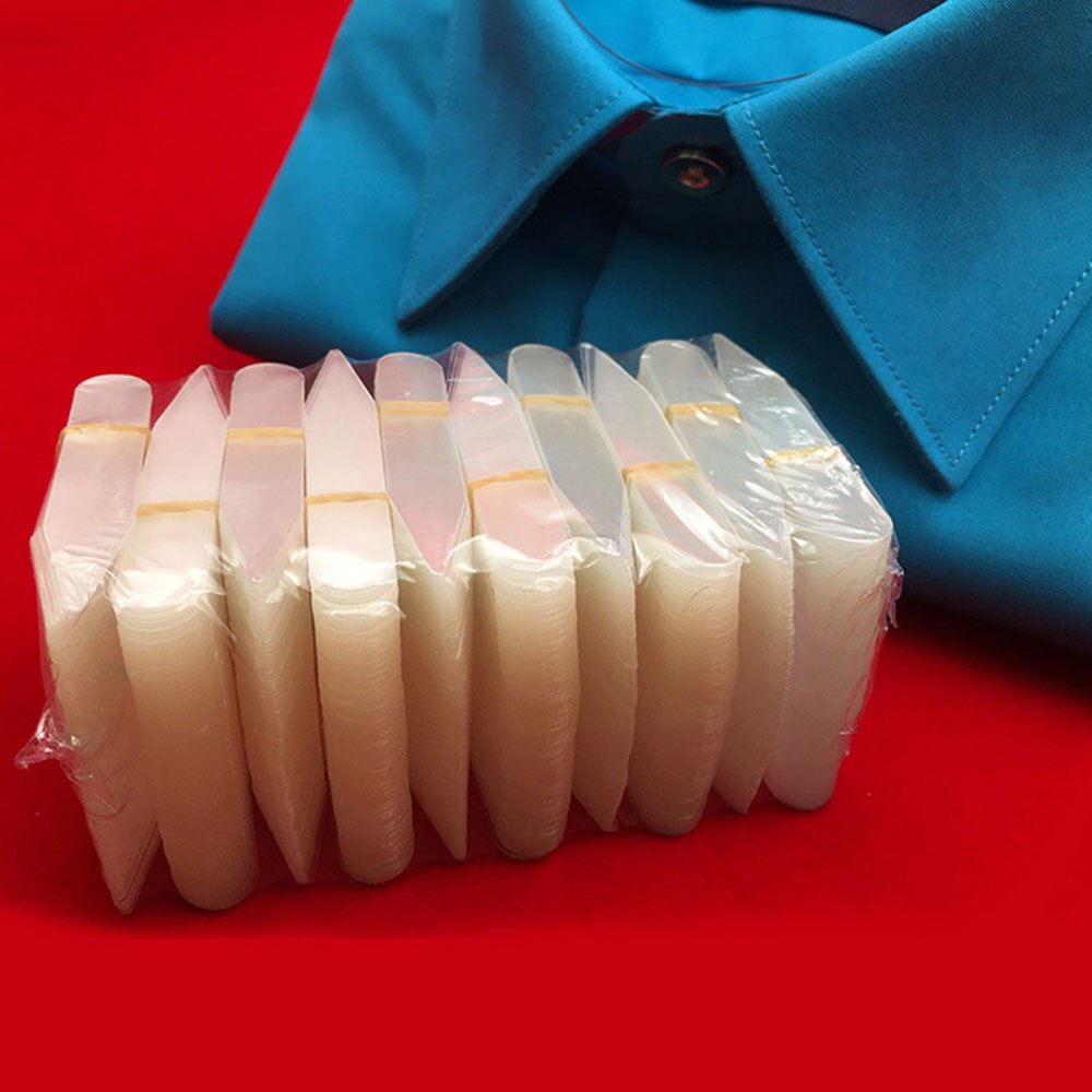 2000Pcs Plastic Collar Stiffeners Stays Bones Set For Dress Shirt Men's Clear Plastic Collar Stays 5cm 6cm 6.5cm 7.5cm