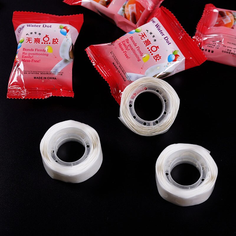 Fixed Clip ballon Dot Super Sticky Point Double Sided Stick tape 100pcs Balloons Glue Adhesive Wedding Birthday party decoration
