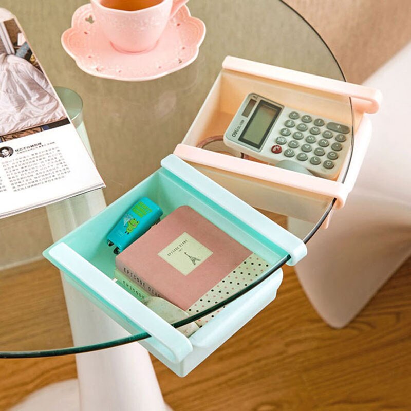 Kitchen Article Storage Adjustable Fridge organizer Storage Box Drainer Shelf Spacer Layer Food Storage Racks Kitchen Gadgets