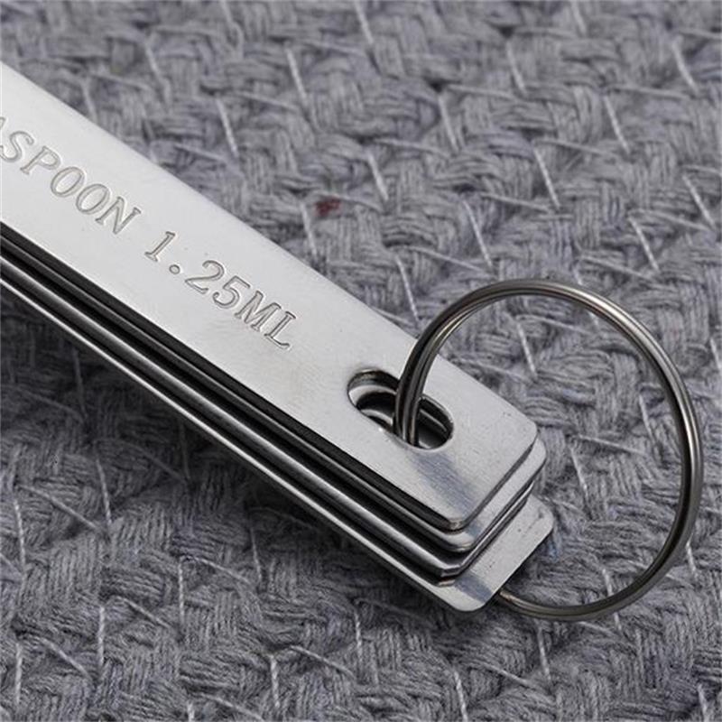 Measuring Spoons Set 304 Stainless Steel Tablespoon Teaspoon cleanly marking for Baking Tea Coffee Kitchen Accessories tool set