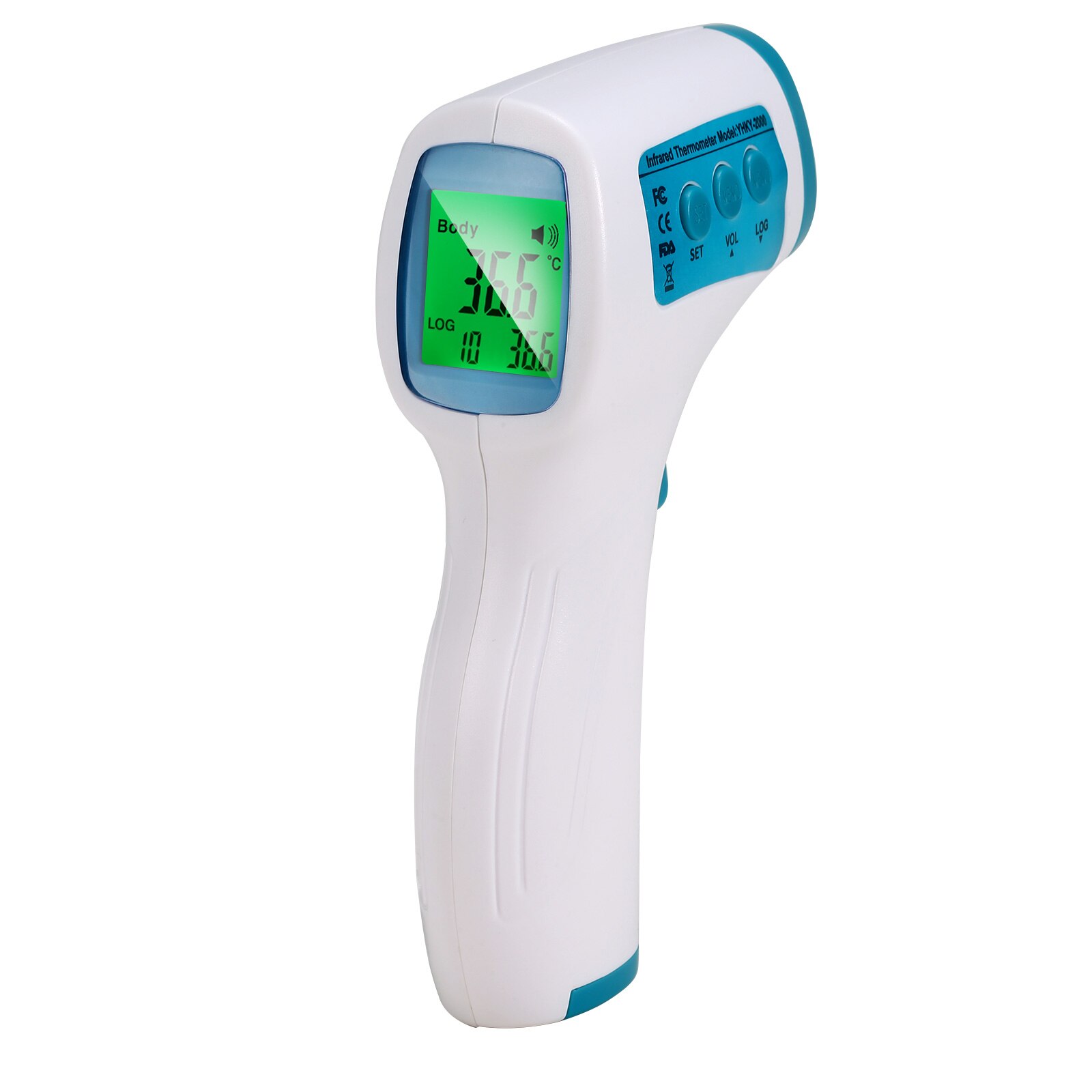 Forehead IR Thermometer Digital Thermometer Non Contact Body/Object Temperature Three Backlight Display Thermometer Baby Adults