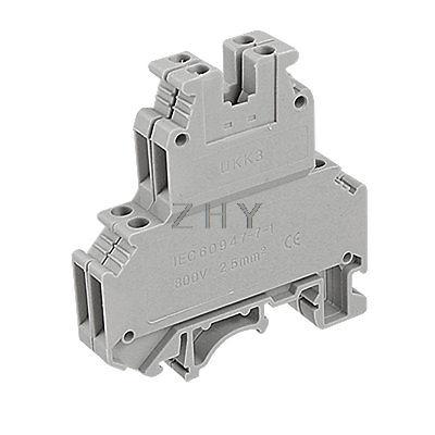 Side Entry Type Screw Double Level Terminal Block UKK3 Tmact