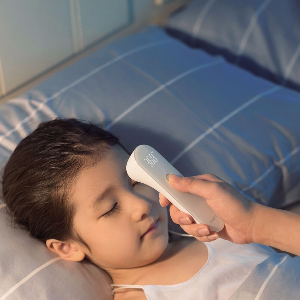 Thermomètre Original de Xiaomi Mijia iHealth, thermomètre à LED infrarouge numérique pour l'affichage à LED de mesure clinique sans contact de fièvre