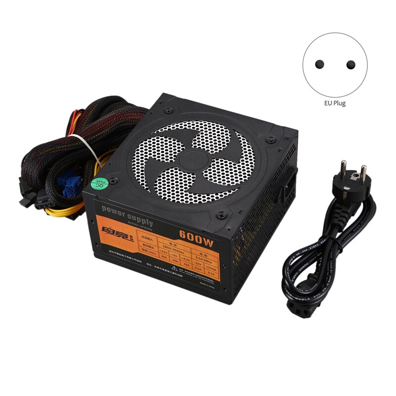 ATX-AS400W Astro 400W ATX Power Supply with Auto-Thermally Controlled 120mm Fan, 115/230V Switch, All Protections