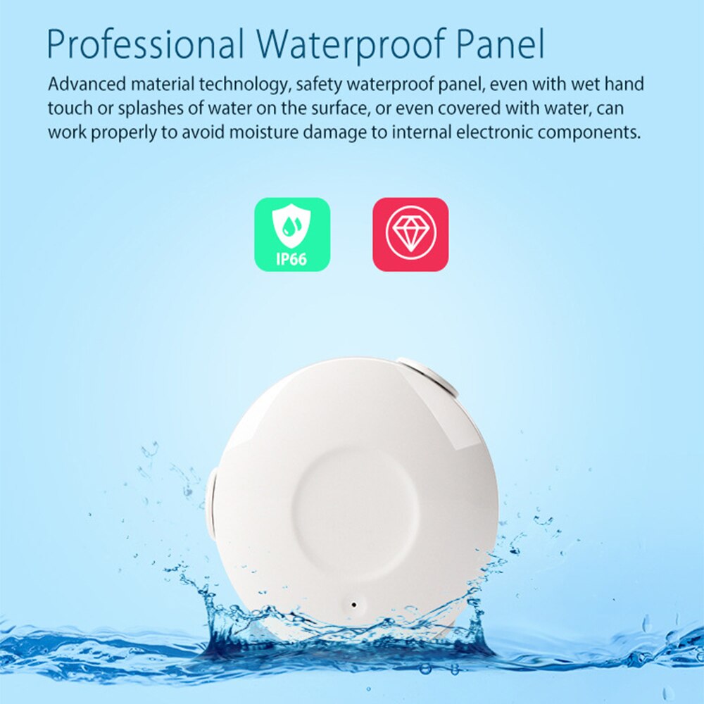 Tuya smart wifi water sensor/water flood sensor Compatible with Alexa,Google Home and IFTTT