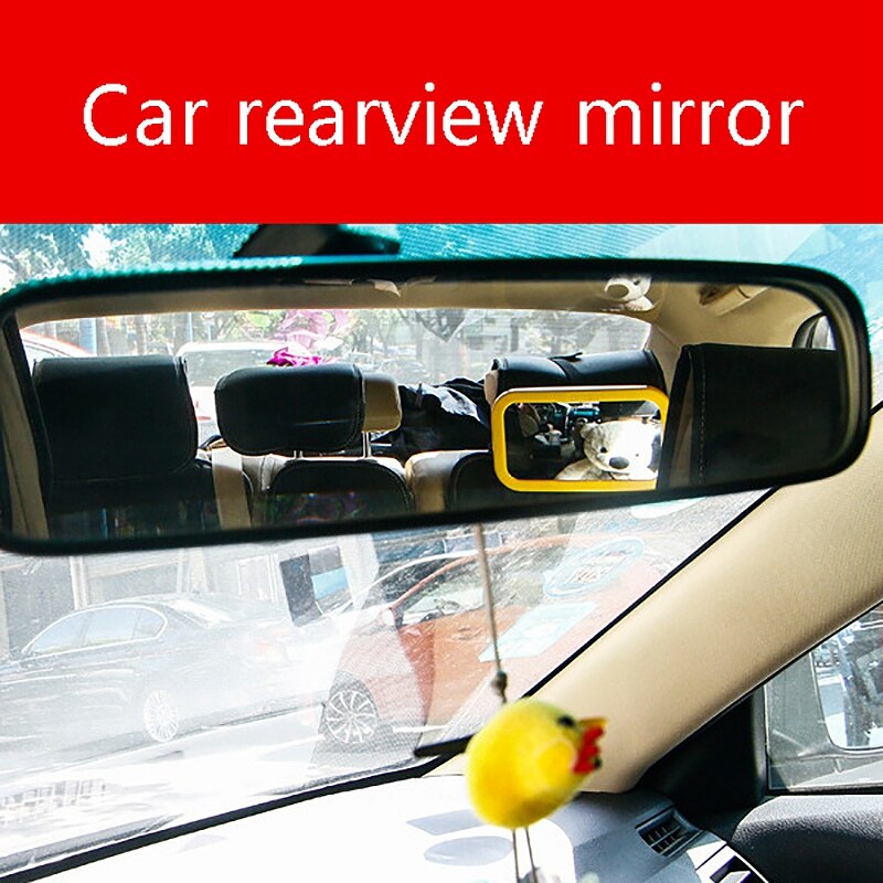 Grand miroir incassable de sécurité de voiture de siège d'enfant de bébé de vue Large réglable arrière