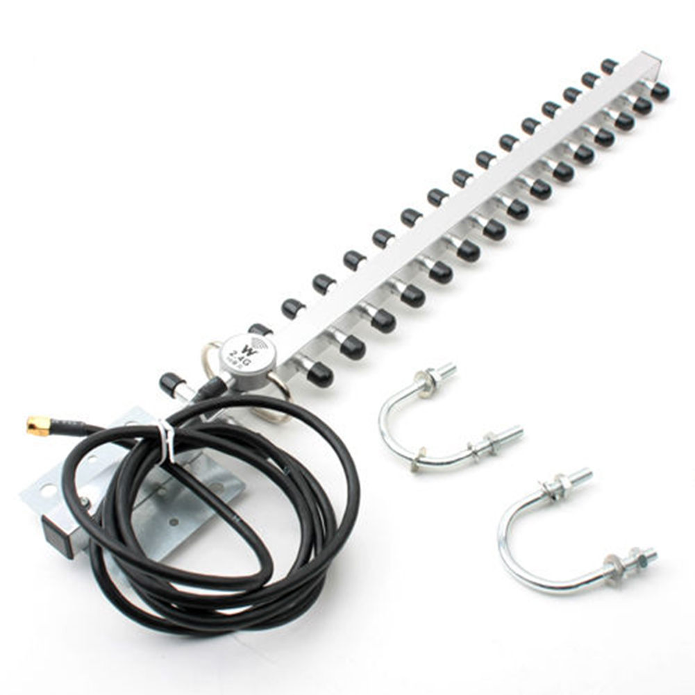 Lega leggera direzionale di Yagi dell&#39;antenna durevole di adsorbimento di 2.4GHz 25dbi WIFI all&#39;aperto Versatile per il Router senza fili RP-SMA