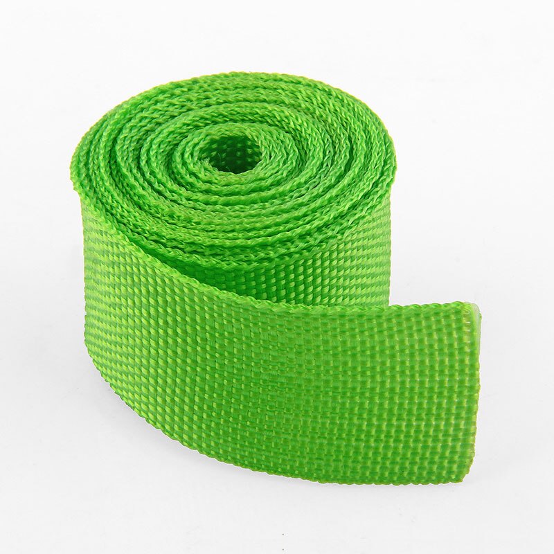 Sangles en PP fines pour sac à dos, 70 Yards/Lot, 23mm, ruban d&#39;emballage pour animal de compagnie, 15 couleurs, noir, blanc, rouge, bleu, vert, jaune, violet: 23 Light green 23mm