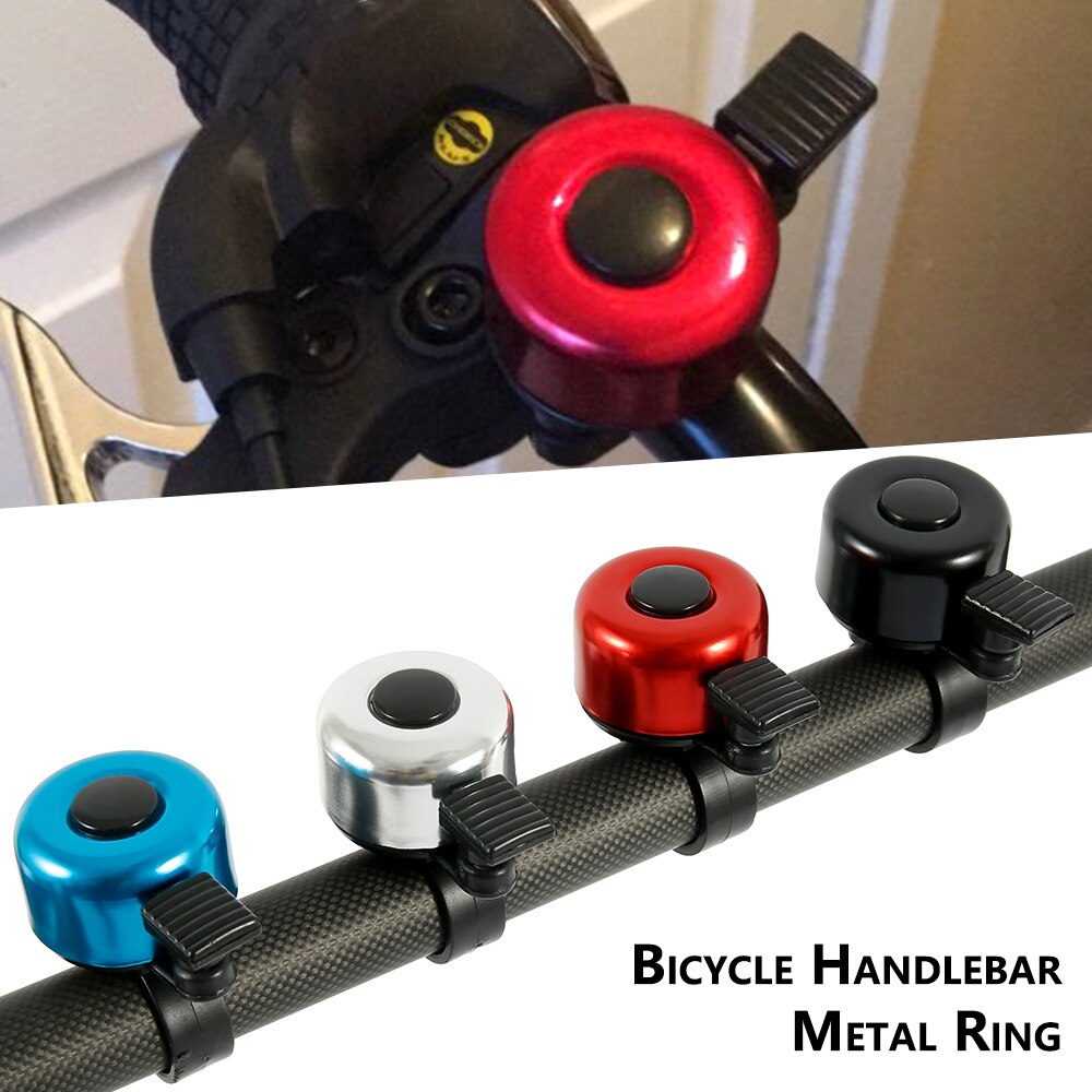 Bike Bell Alloy Mountain Road Bicycle Horn Sound Alarm For Safety Cycling Handlebar Metal Ring Bicycle Horn Bike Accessories