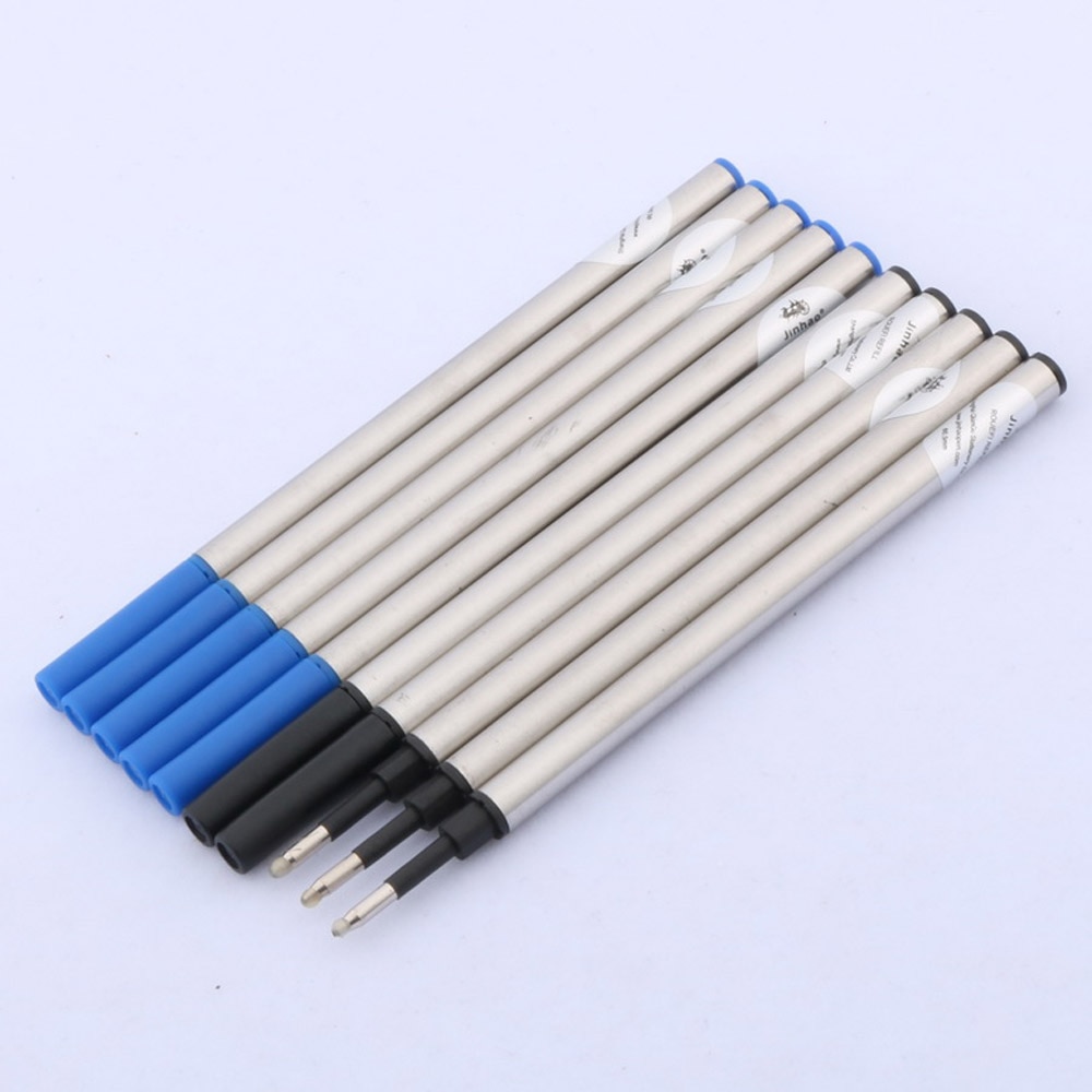 5Pc Zwarte Of Blauwe Inkt Refill Voor Jinhao Roller Pen Vullingen