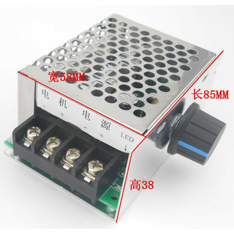 DC 9-60V 12V 18V 24V 36V 48V 40A PWM DC Motor Speed Controller Speed Regulator High Power Potentiometer For 785/775 Motor