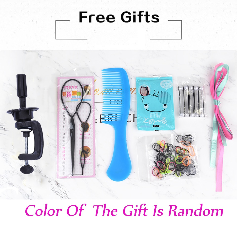 22" Fiber Hair Mannequin Head For Hairstyles Blonde Training Head Hairdressing Doll Heads With Hair Mannequins For Dummy