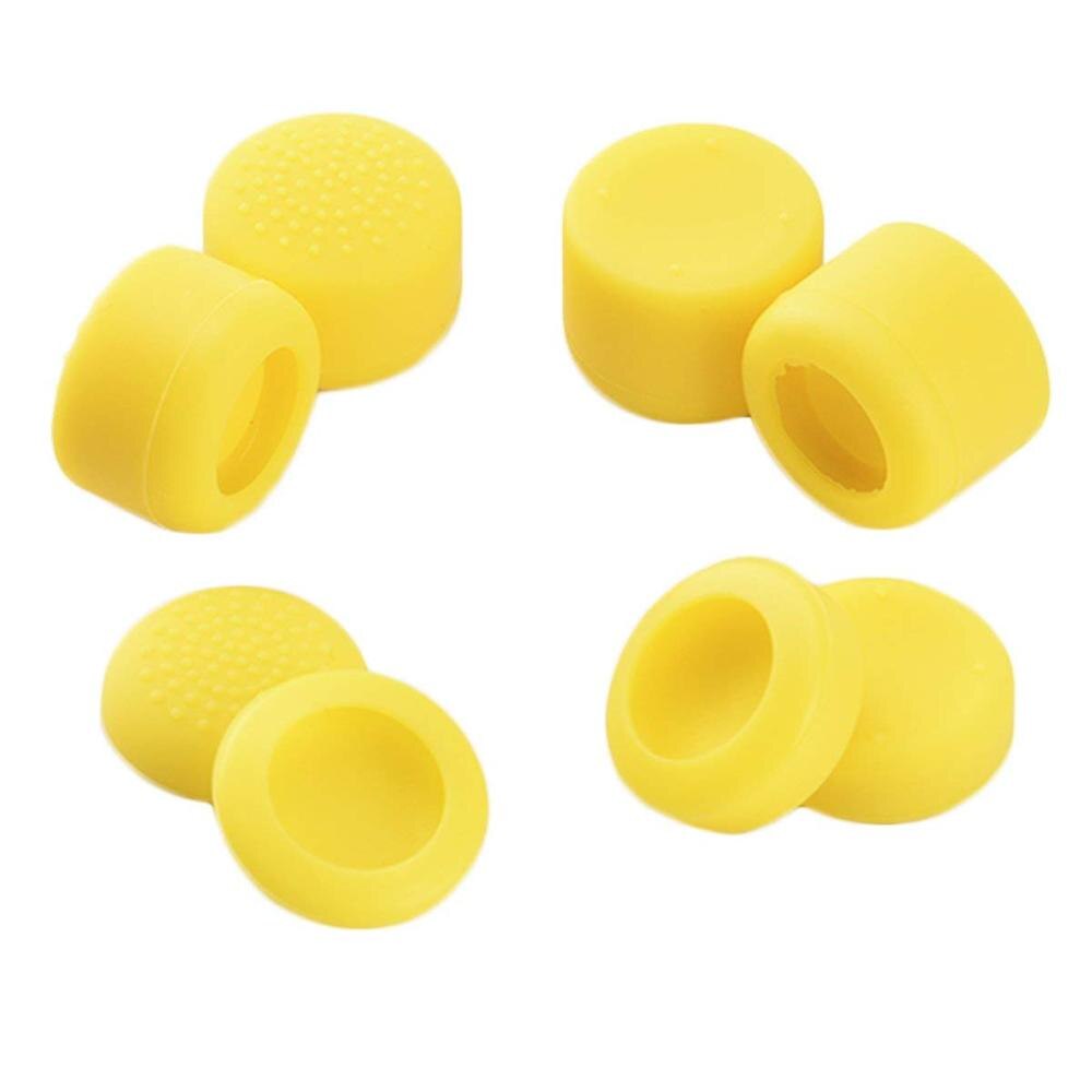 8pcs Gamepad Antislip Thumb Stick Grips Thumbsticks Joystick Cap For PS4/PS3/Switch Pro/Xbox one/360/Wii U/PS2 Controlle: YELLOW