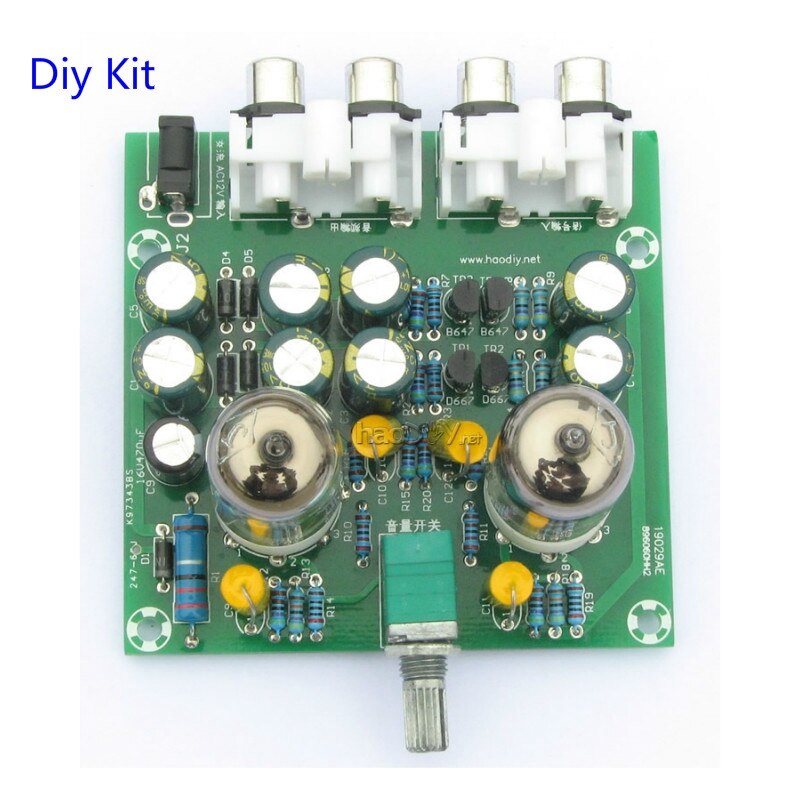 Tube Amplifiers Audio board Amplifier Pre-Amp Audio Mixer 6J1 Valve Preamp Bile Buffer Diy Kits