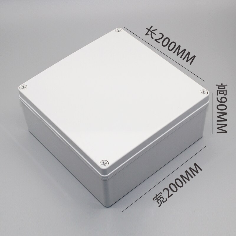 Waterproof Junction Box ABS Electronic Project Instrument Case Electrical Outdoor IP67 Project Box Plastic Enclosures Housing: 200x200x95mm
