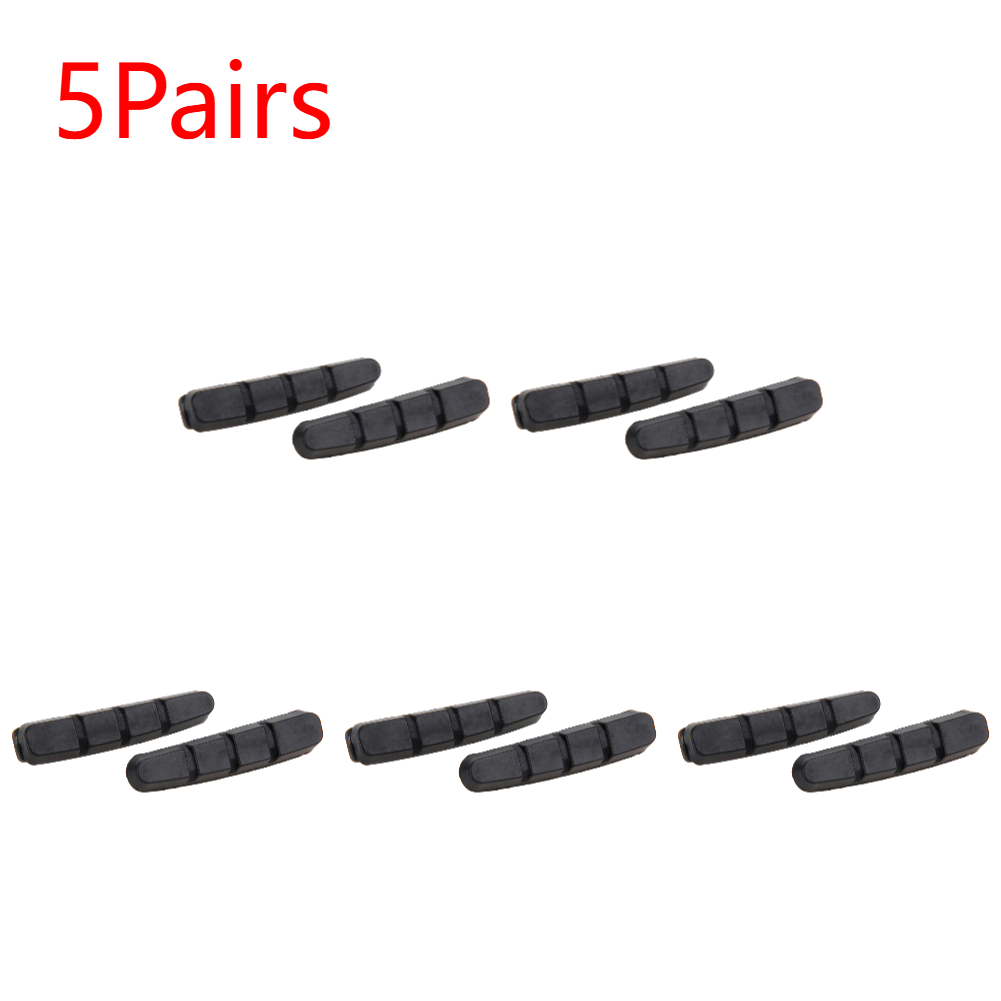1-10 paar racefiets remblokken schoenen voor lichtmetalen velgen Dura Ace Ultegra 105 fiets v remschoen duurzaam rubber fietsremgereedschap: Paars