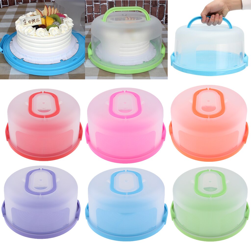 Portable Reusable Cupcake Container Plastic Muffin Case Holder Cake Carrier