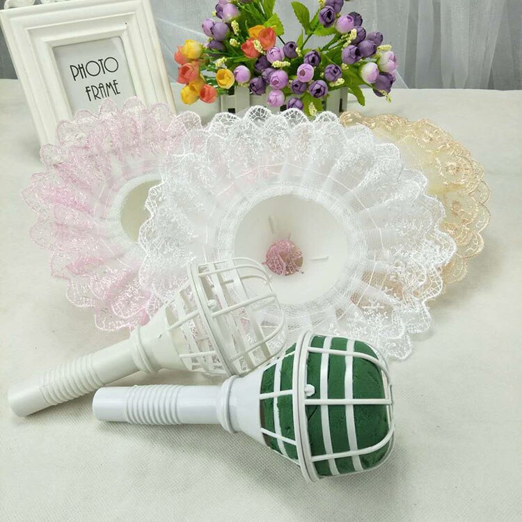 Holding Flower Receptacle Phenolic Resin Torus With Flower Accessories Florist Bride Holding Flowers Hand Flowers Receptacle