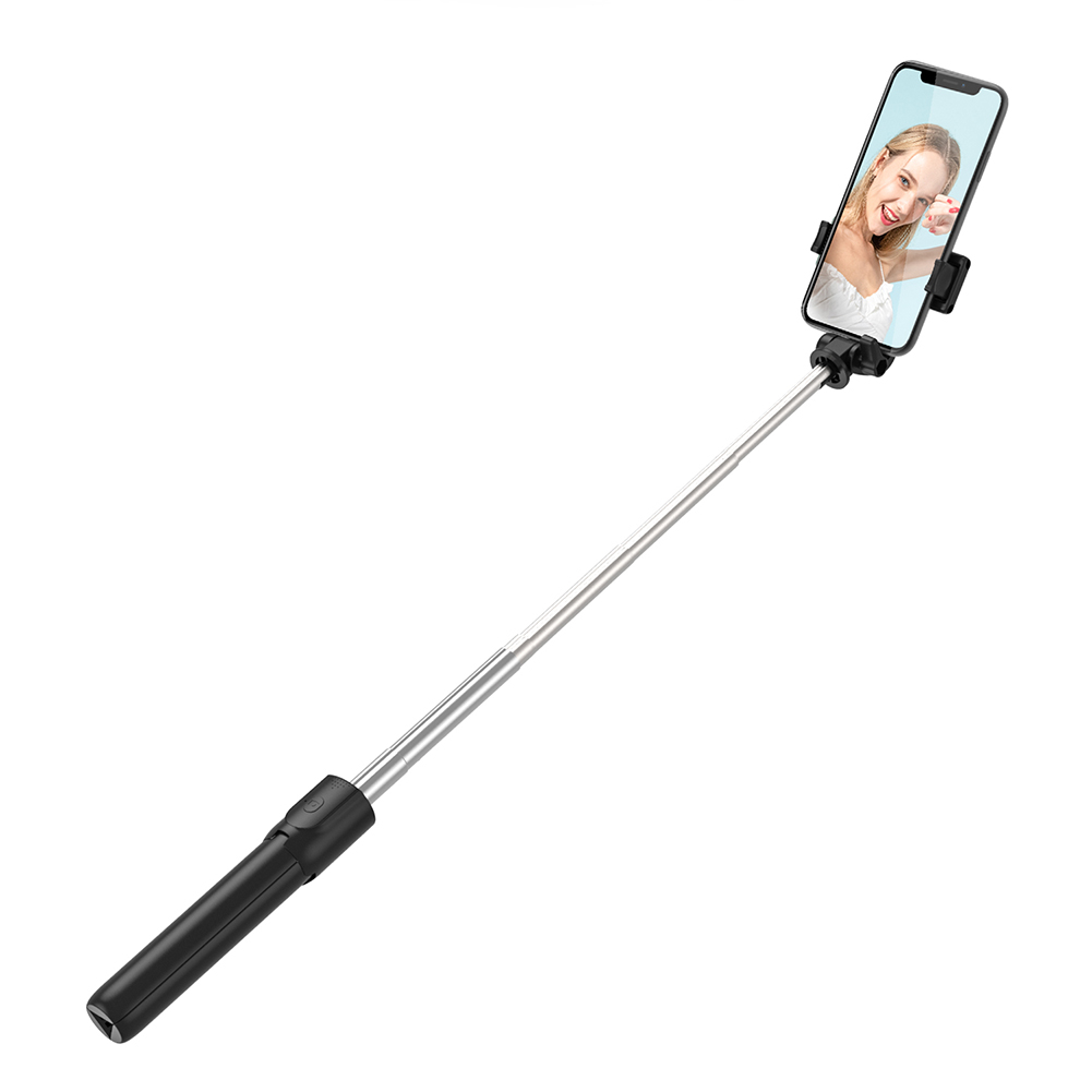 Kabelloser selfie-stick, faltbares mini-stativ mit fernauslöser, ausziehbarer hand-monopod, handyhalterung für ios und android