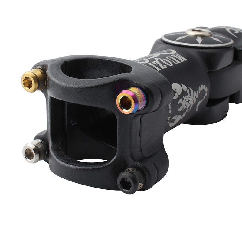 MUQZI Cykel Styr Møtrikker - M5x15/17/19mm Titanium Legering - 4 stk - MTB Racercykel