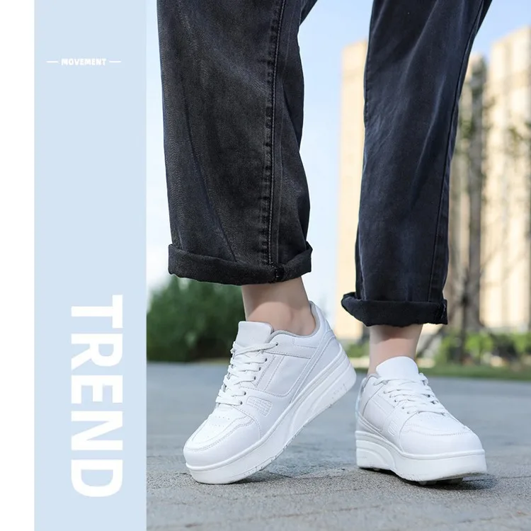 Amog Neue Rollschuhschuhe für Jungen und Mädchen, vier Räder, glatte Reitschuhe mit Rollen, Herren, Damen, Kinder, Eislaufschuhe