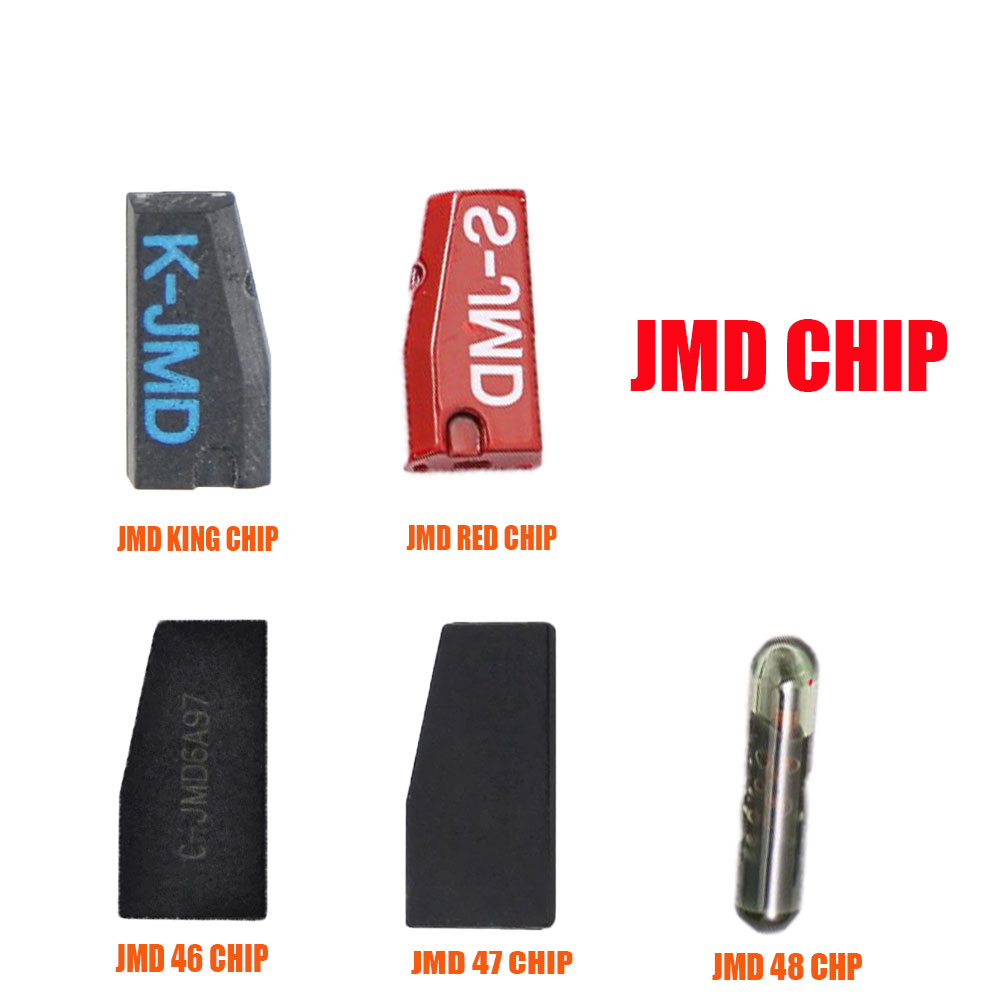 Transpondeur universel JMD Super rouge/bleu roi JMD48 JMD46 ID46/47/48/4C/4D/T5/G, puces de clé de voiture, e-baby/handy Baby, programmeur à 2 clés