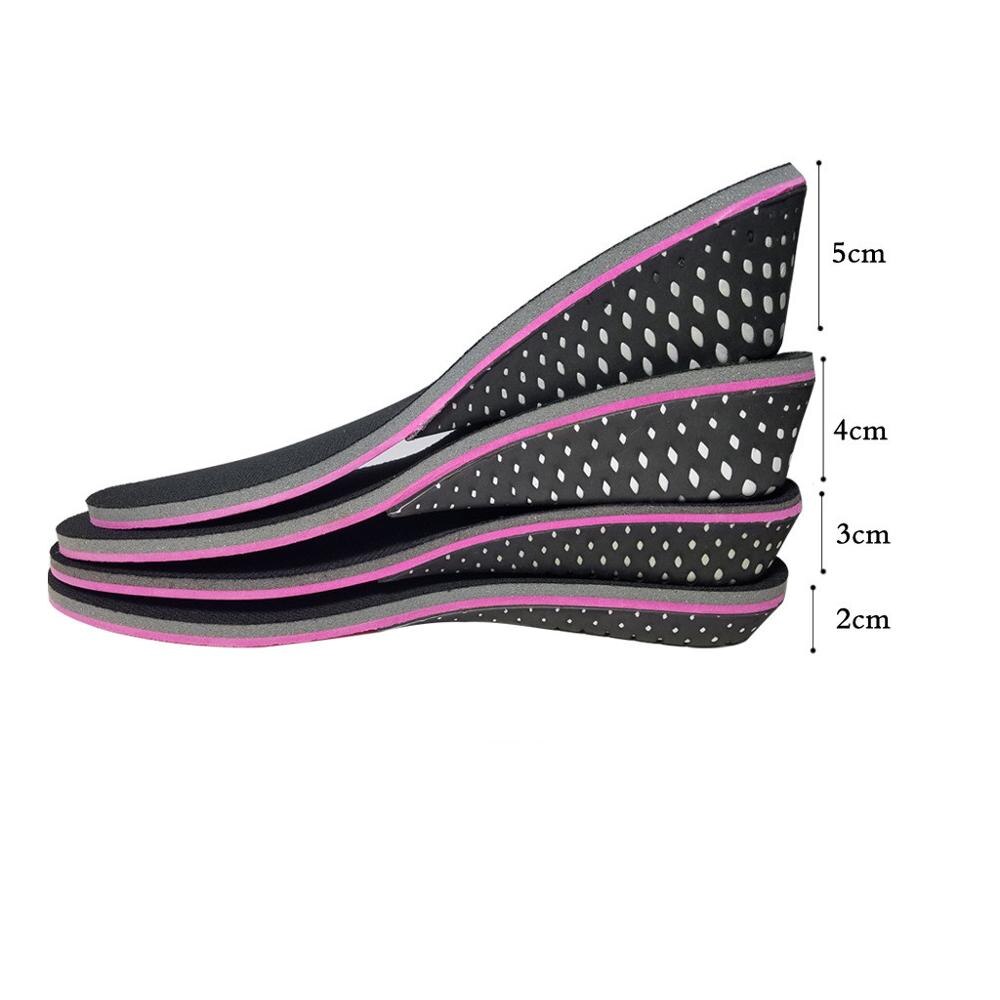 Plantillas de espuma viscoelástica para hombre y mujer, plantillas cómodas para aumento de altura, cojín Hlaf completo, novedad