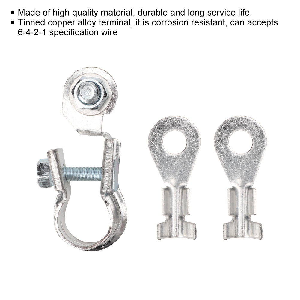 Alloy Top Lead Free Battery Positive Terminal Replacement Kit Power Paths for accepts 6-4-2-1 specification wire 728249
