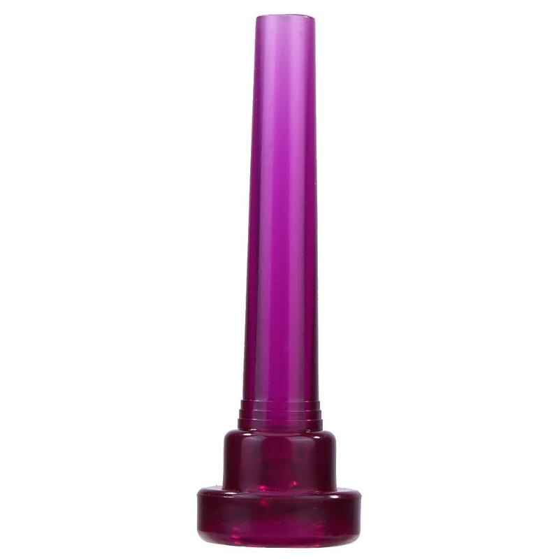 1Pc 3C Plastic Trompet Mondstuk Meg Voor Beginner Musical Trompet Accessoires Multi-Kleuren Muziekinstrument En Accessoires: plum