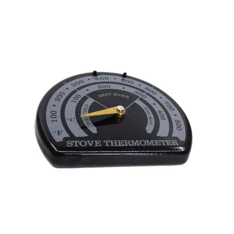 Thermomètre Magnétique Pour Poêle à Bois Et Cheminée - Double échelle °C/°F (100-500°C) - Matériau Résistant Haute Température