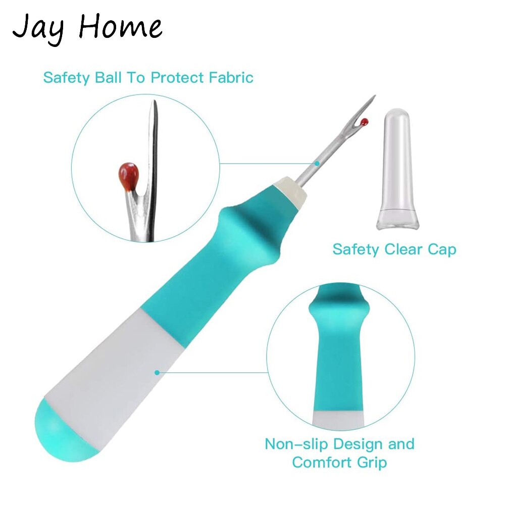 1Pc Colorful Seam Ripper Large Stitch Ripper Ergonomic Thread Remover Tool with Handy Handle for Embroidery Sewing Tools