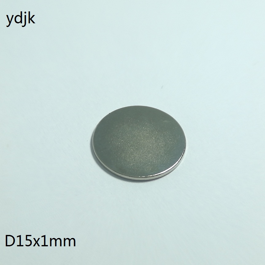 10 Stks/partij Disc Magneet 15X1 N38 Ndfeb Magneten 15*1 Dia Magneet 15 X 1 Neodymium Magneet 15*1 Nicuni Voor Speaker