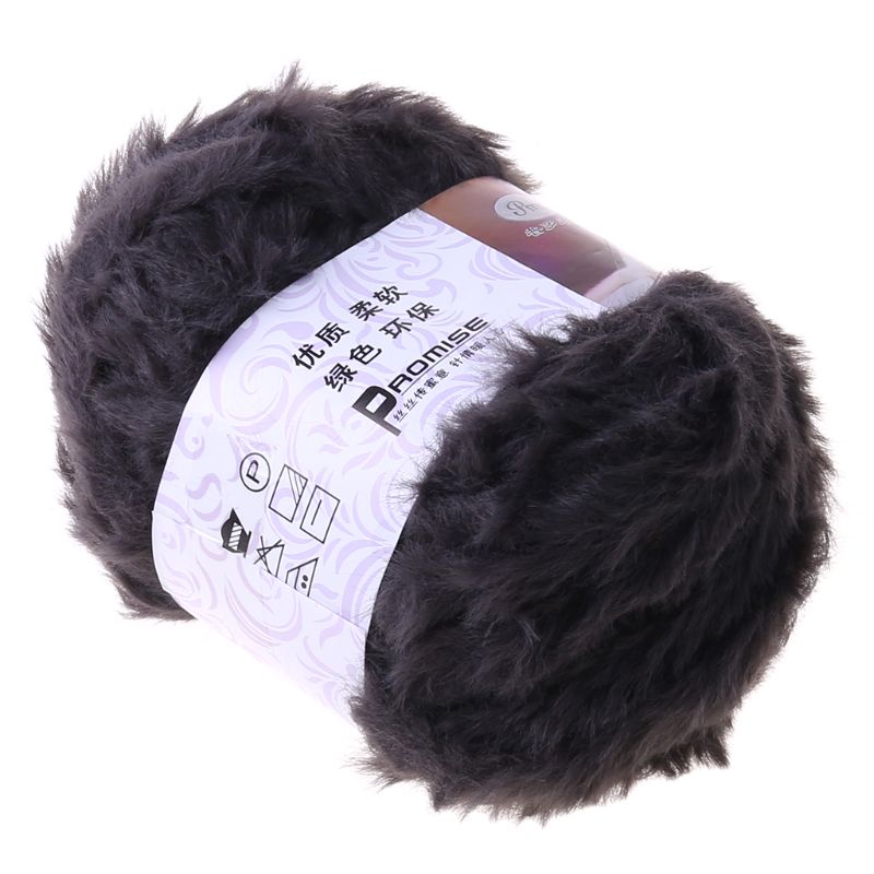 50g/ kugle diy fluffy plys tykt strikgarn håndvævet hæklet fløjlstråd