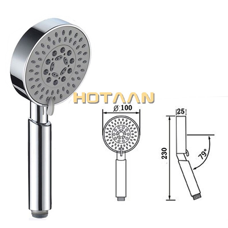 !! hand shower 5-function hand shower with switch,bathroom hand shower. shower accessoriesYT-5120