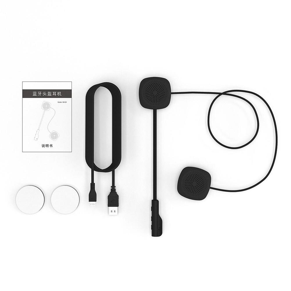 MH04 Motorrad Helm Headset Bluetooth V 5,0 EDR Kopfhörer Mikrofon Fahrrad Helm Kopfhörer Freihändig Lautsprecher Headset