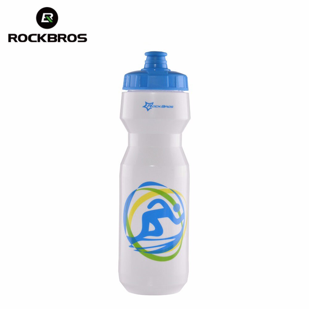 Rockbros 750ml cykel vandflaske mtb cykel cykel bærbar kedel vandflaske plast udendørs sportskande vejcykel drinkware
