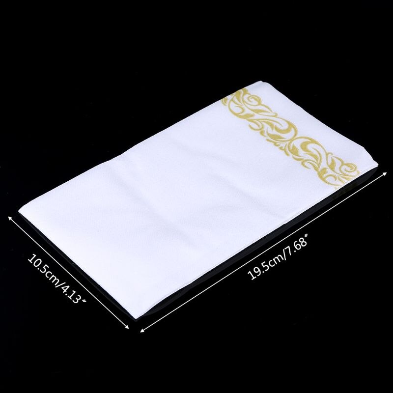Toallas desechables para manos y baño, servilletas decorativas de papel de lino suave y absorbente para invitados de cocina