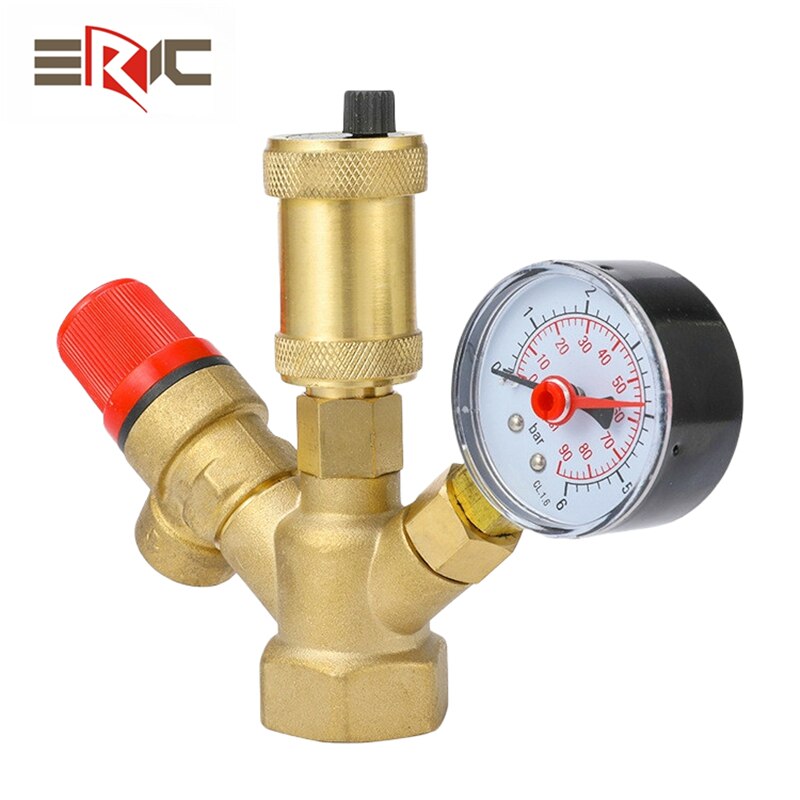 Boiler relief valve brass adjustable angle pressure relief valve pump
