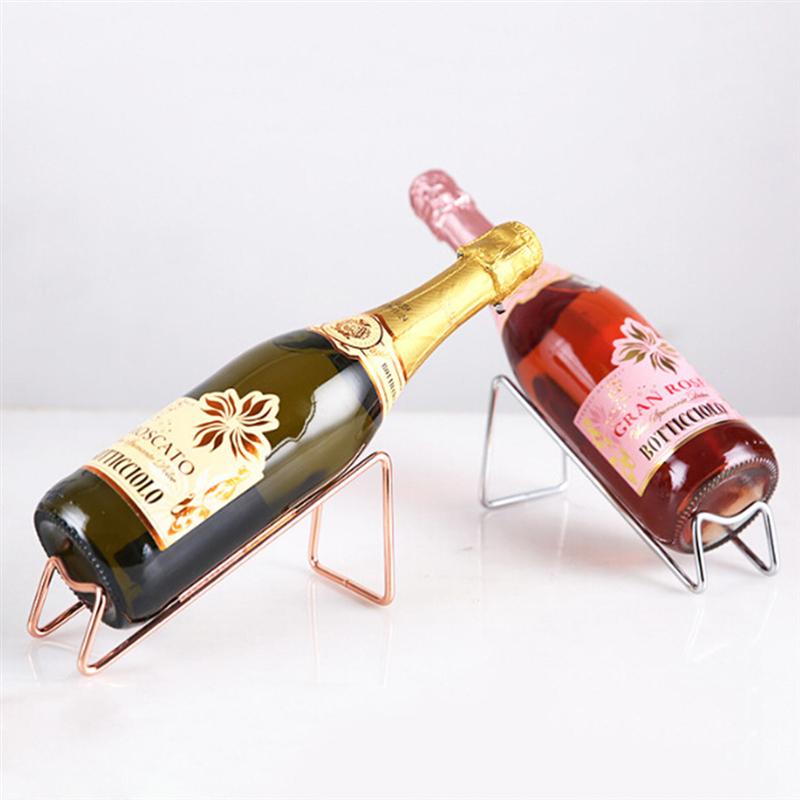Smeedijzeren Wijn Display Rack Bier Fles Plank Wijn Wijnrek Magie 3D Opgeschort Alcohol Fles Houder Wit Touw Wijn fles