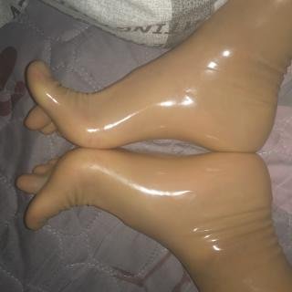 Chaussettes à orteils en LATEX et caoutchouc sans couture, longues, genouillères et hautes, unisexe