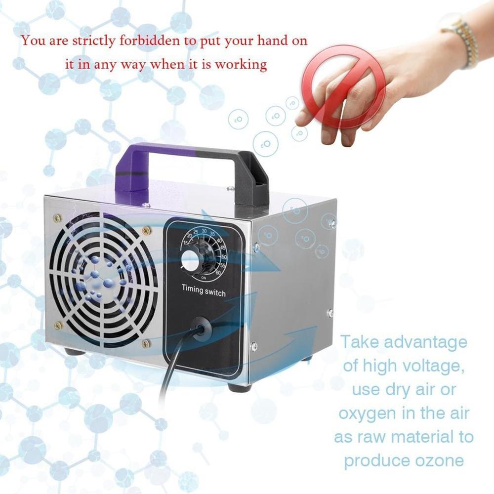 Ozon Generator 28 G/u Ozon Machine Rvs Luchtreiniger Luchtreiniger Desinfectie Sterilisatie Reiniging Formaldehyde