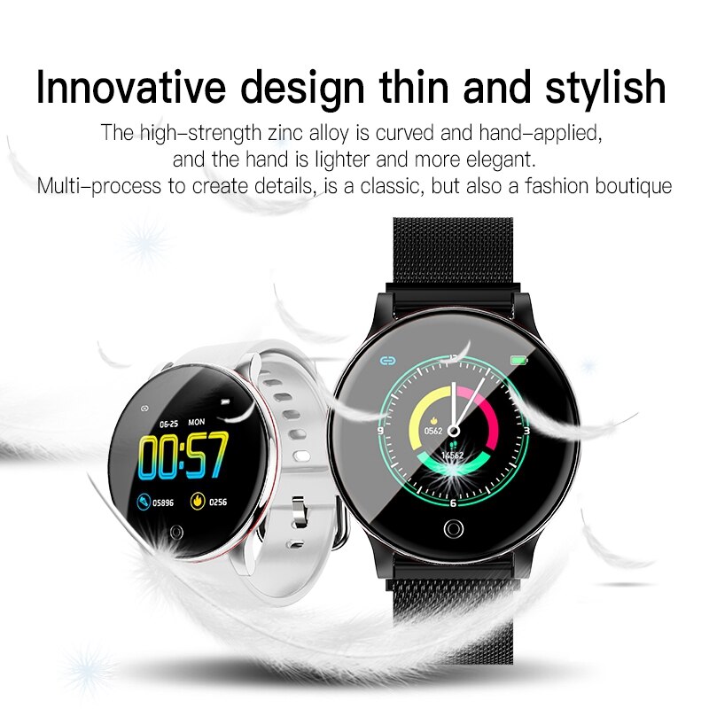 Zl01 dynamische bloeddrukmeters, 20mm afneembare bandjes, beller-id-display, muziekbediening, bluetooth-stappenteller, sporthorloge