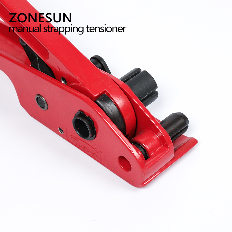 ZONESUN Hand Strapping Tool for Polyester Strip Manual Strapping Tensioner For 12-19MM PP PET Plastic Belt Band Strap