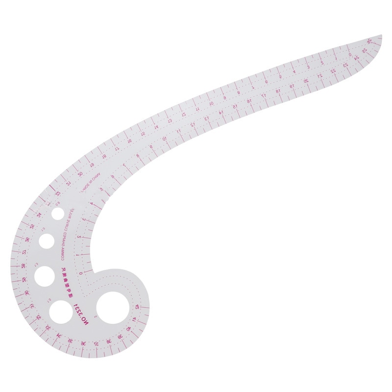 Comma-shaped Curve Ruler for Patchwork Inner Scale Sleeve Curve Ruler Making Clothes DIY Tools Sewing Tools Accessories